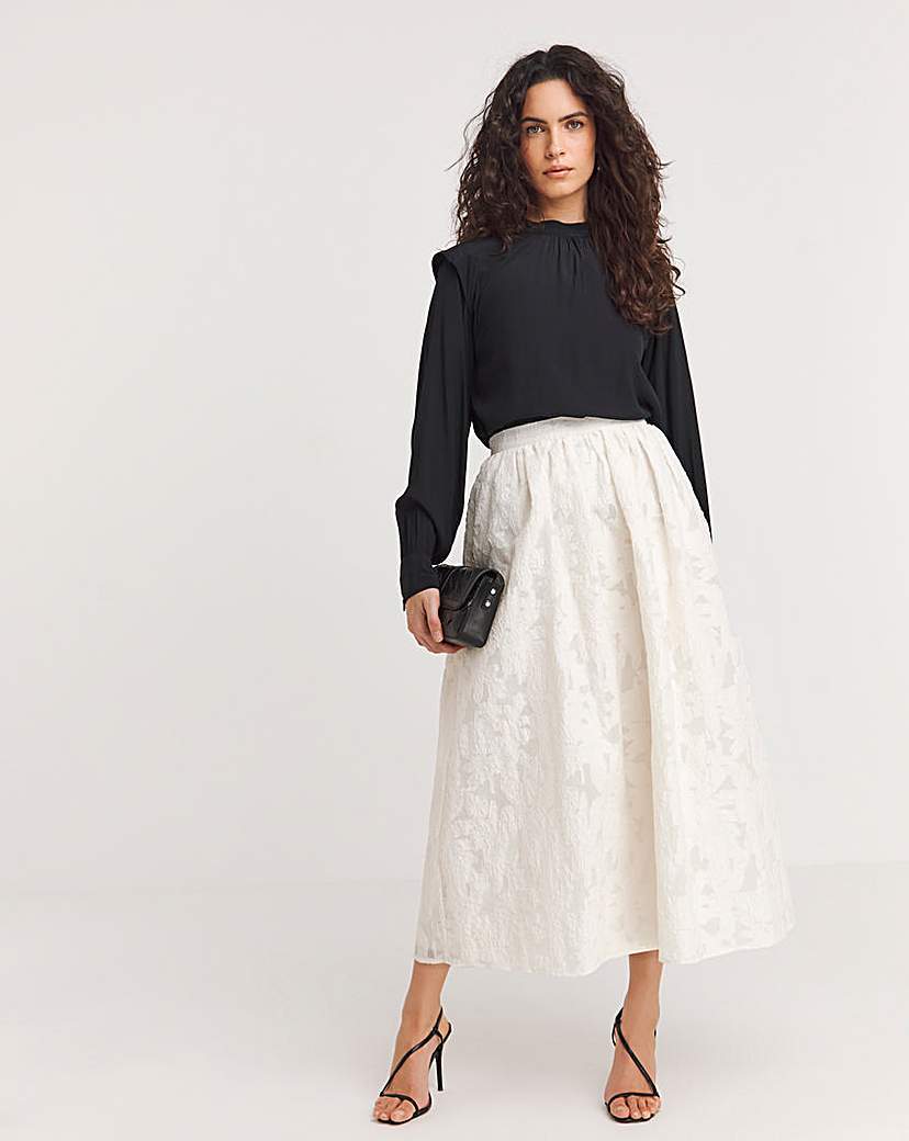 Joanna Hope Textured Skirt