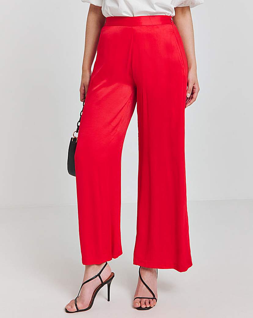 Joanna Hope Satin Wide Leg Trousers