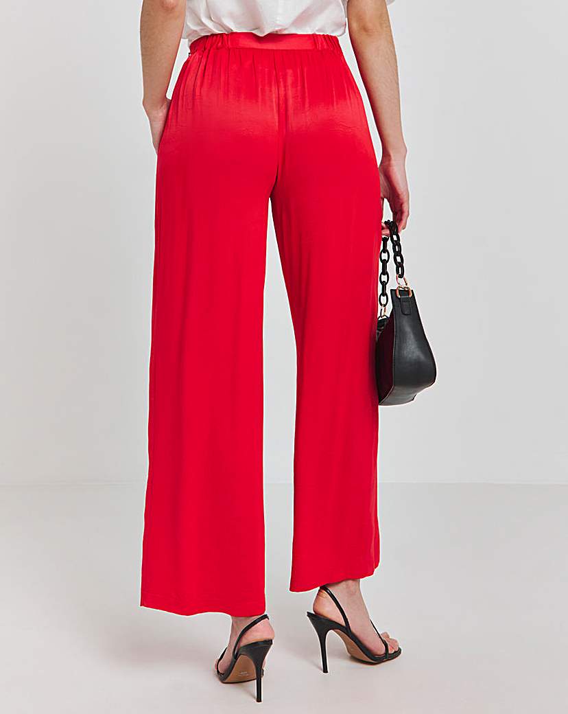 Joanna Hope Satin Wide Leg Trousers