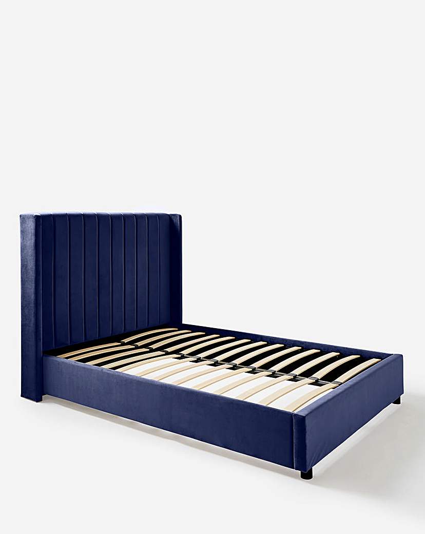 Eloise Winged Velvet Bedframe