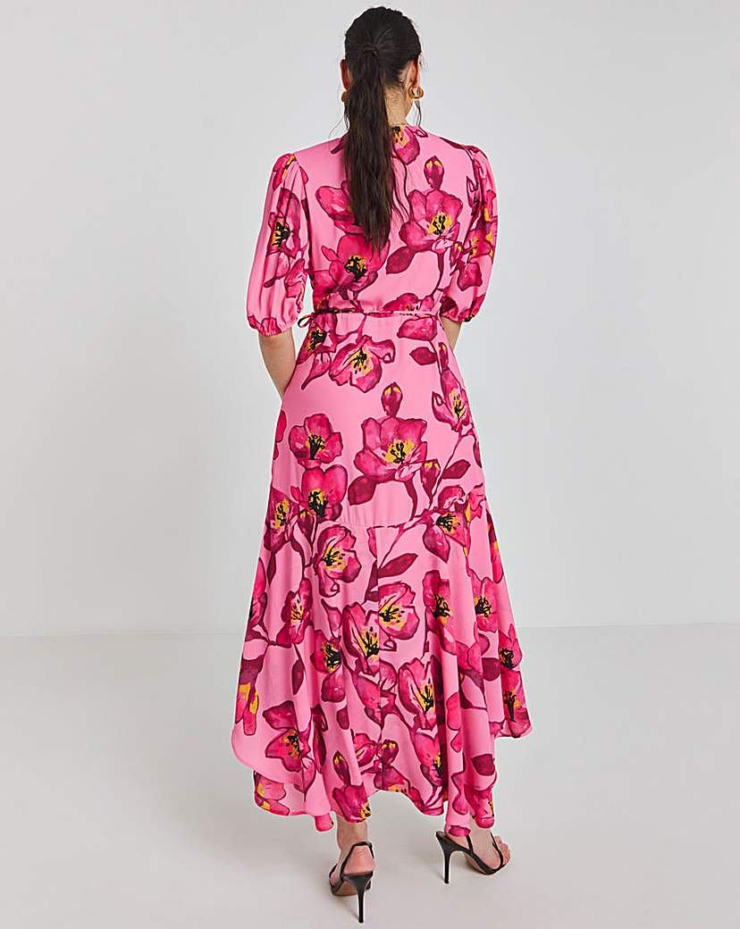 Joanna Hope Wrap Midi Dress