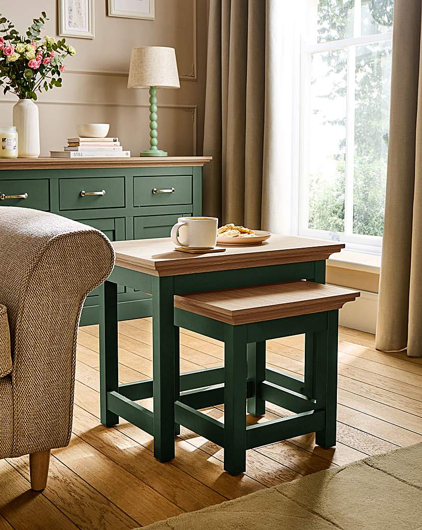 Julipa Ashford Nest of Tables - Green