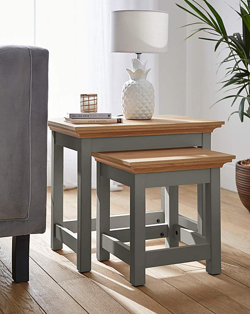 Julipa Ashford Nest of Tables - Grey