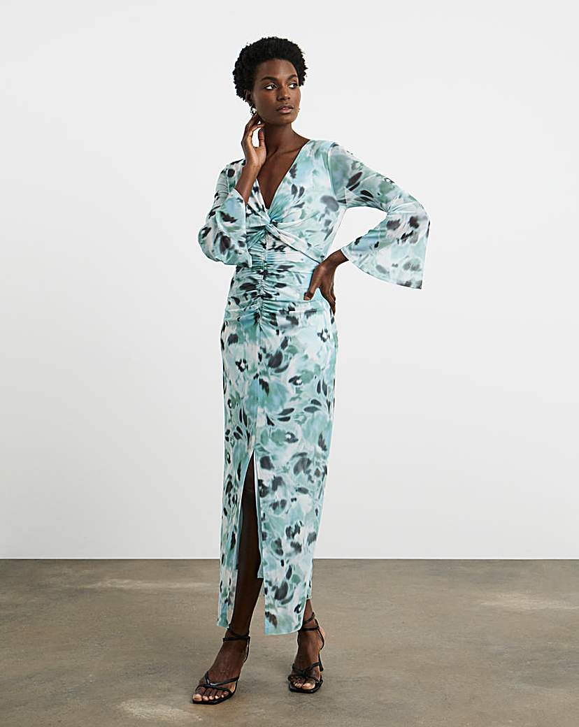 Joanna Hope Mesh Maxi Dress
