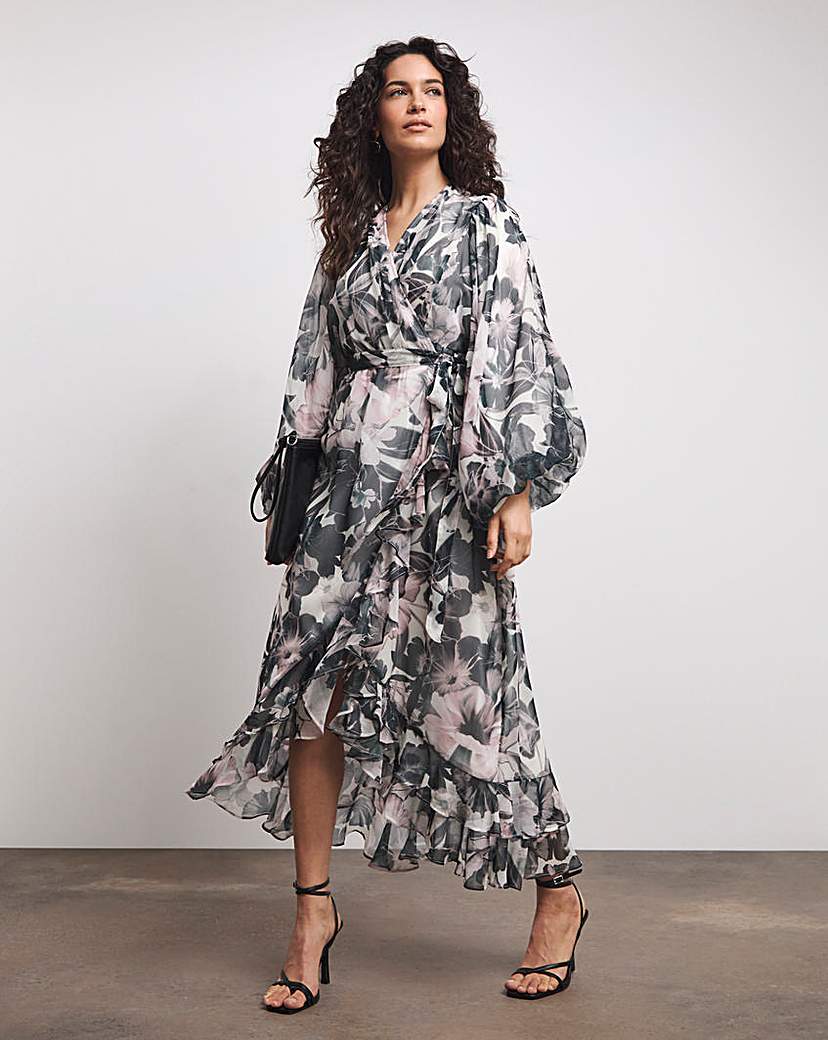 Joanna Hope Maxi Ruffle Dress