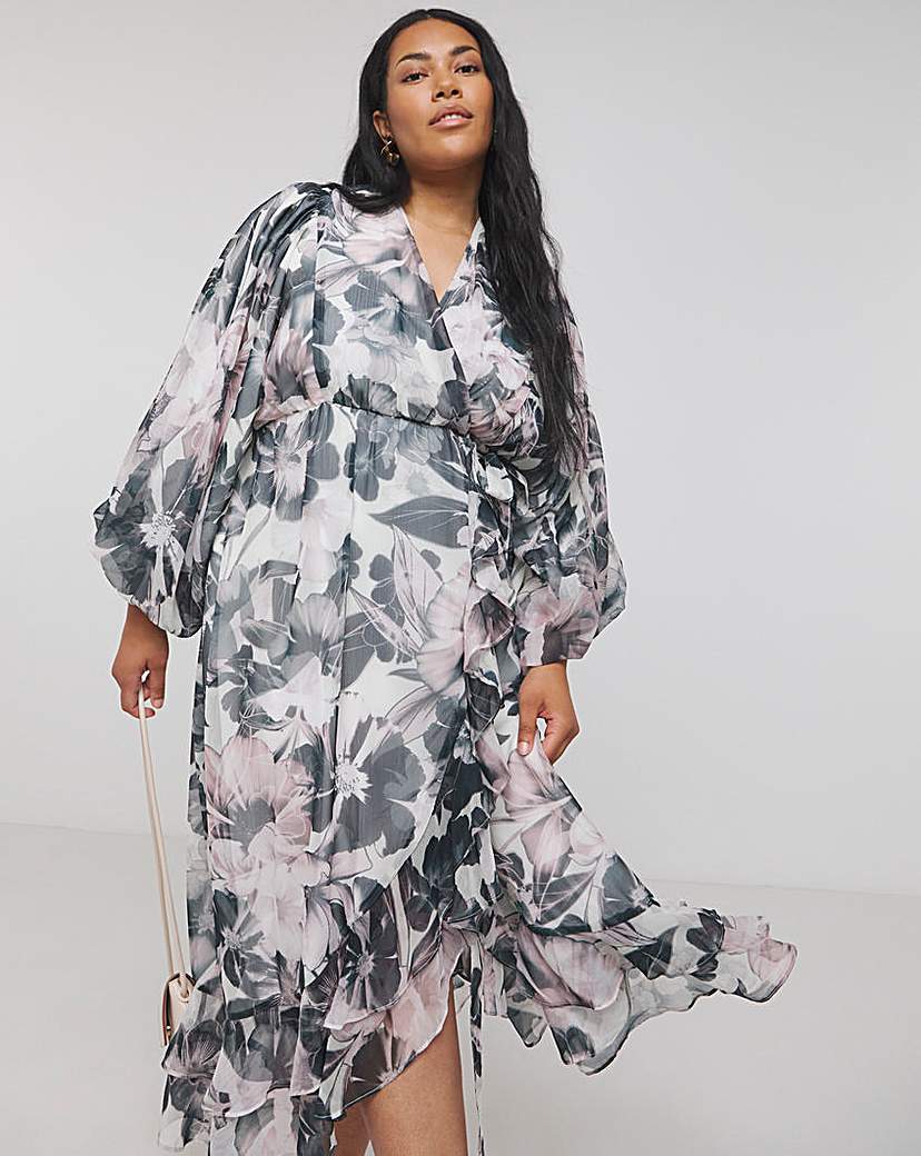 Joanna Hope Maxi Ruffle Dress