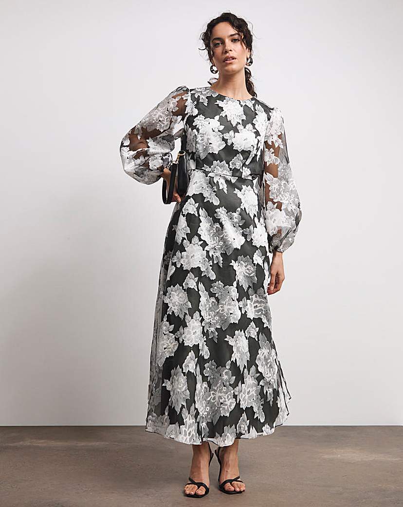 Joanna Hope Floral Organza Dress