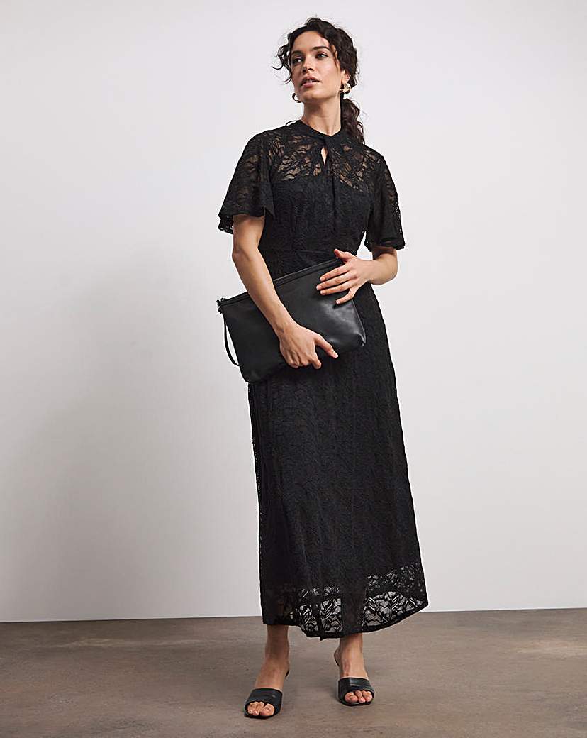 Joanna Hope Lace Midi Dress