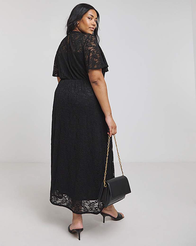 Joanna Hope Lace Midi Dress