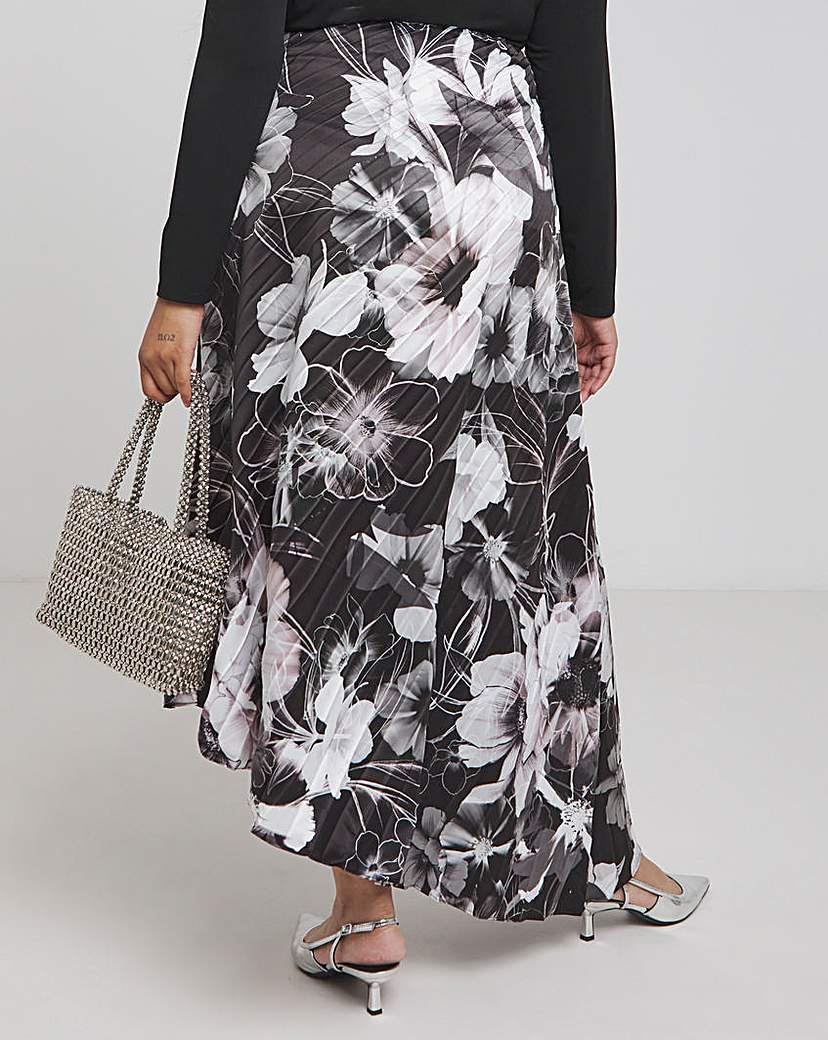 Joanna Hope Asymmetrical Pleated Skirt