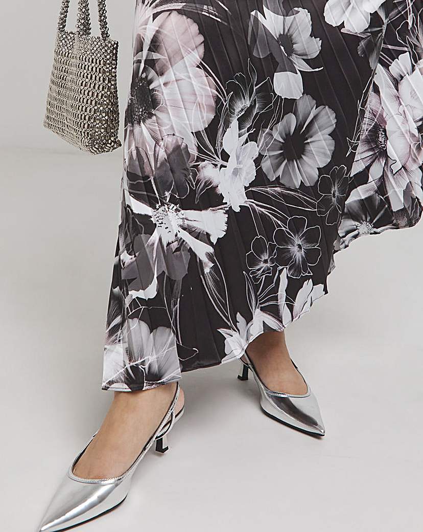 Joanna Hope Asymmetrical Pleated Skirt