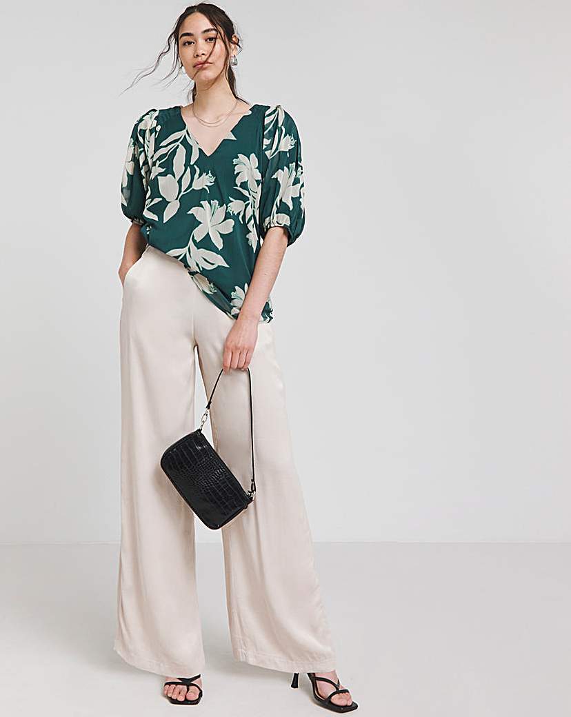 Joanna Hope Puff Sleeve Blouse