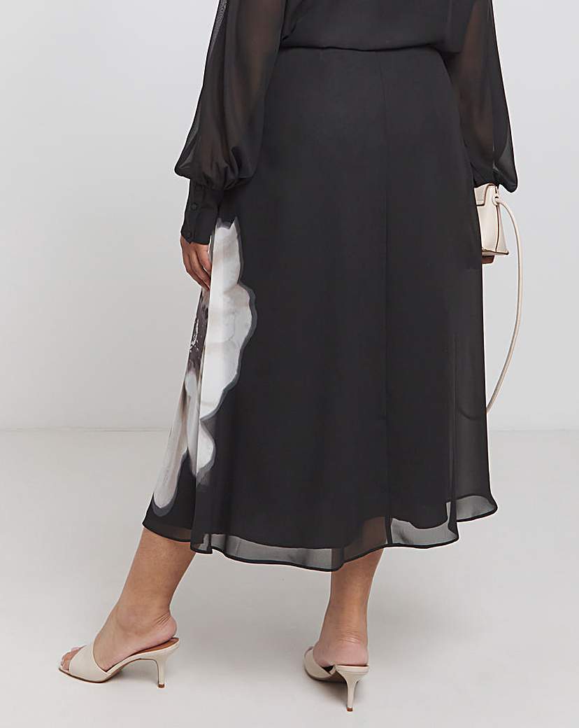 Joanna Hope Chiffon Slip Skirt