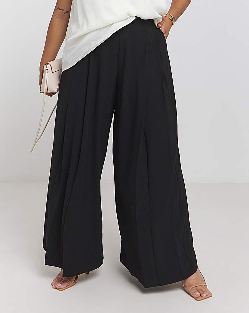 Joanna Hope Pleated Wide Leg Trousers