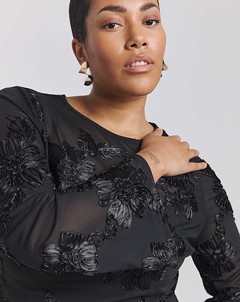 Joanna Hope MAGISCULPT Mesh Column Dress