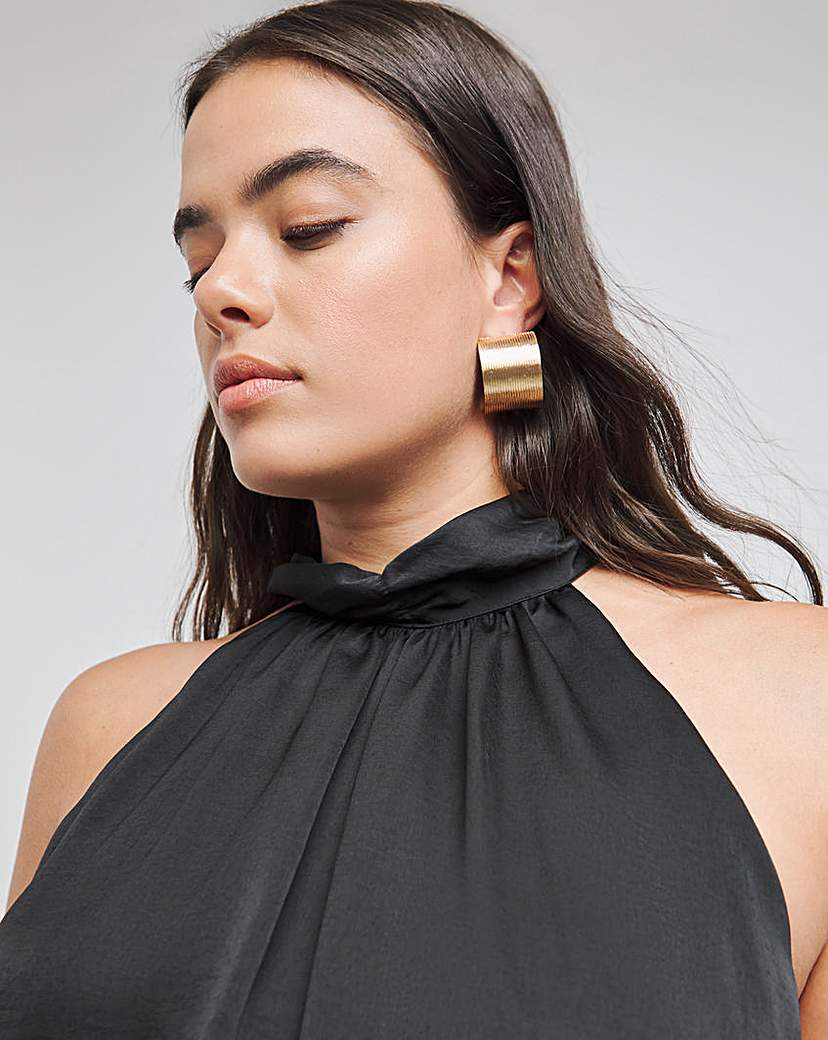 Joanna Hope Corsage Halter Neck Top