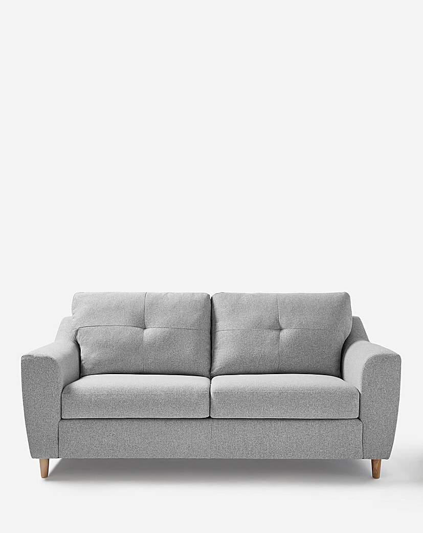 Baxter 3 Seater Sofa - Silver