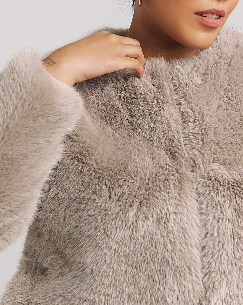 Joanna Hope Premium Faux Fur Jacket