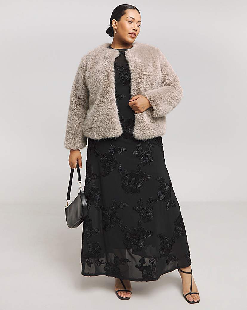 Joanna Hope Premium Faux Fur Jacket