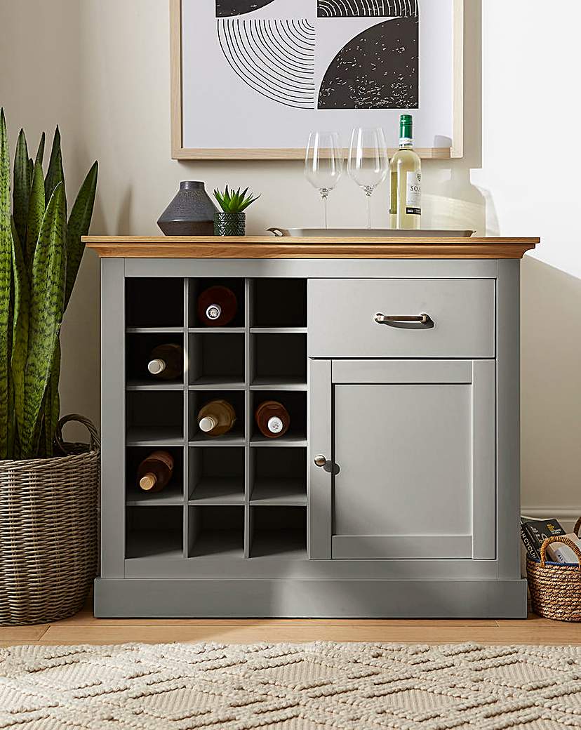 Julipa Ashford Drink Cabinet - Grey