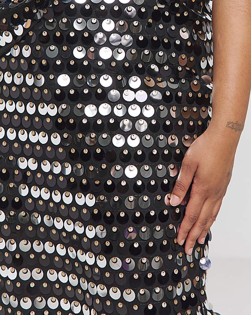 Joanna Hope Sequin Column Skirt