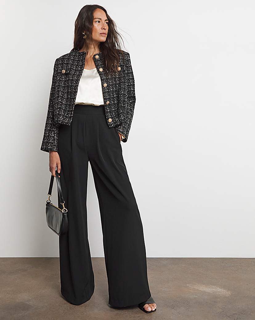Joanna Hope Boucle Bomber Jacket