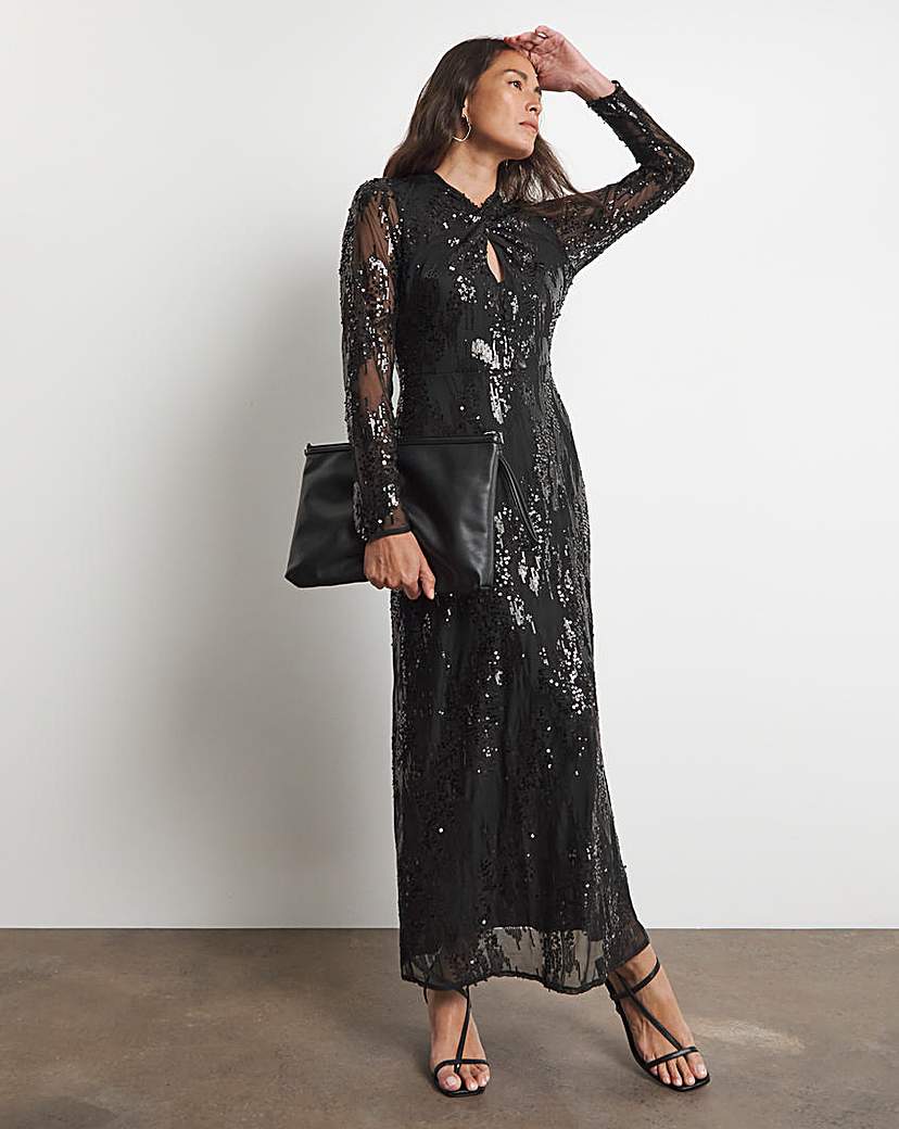 Joanna Hope Sequin Dress