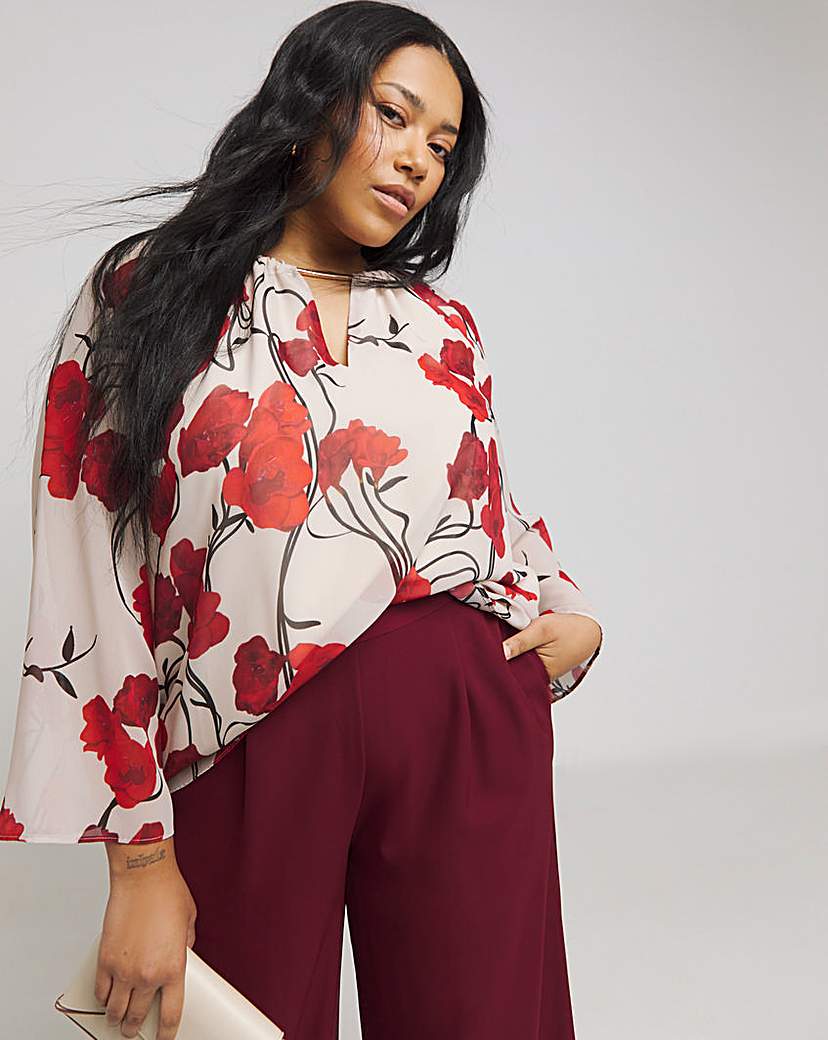 Joanna Hope Blouse With Neck Detail