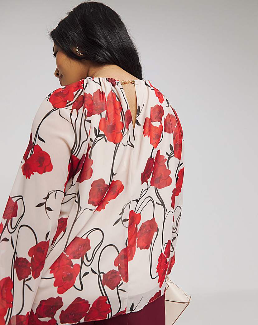 Joanna Hope Blouse With Neck Detail