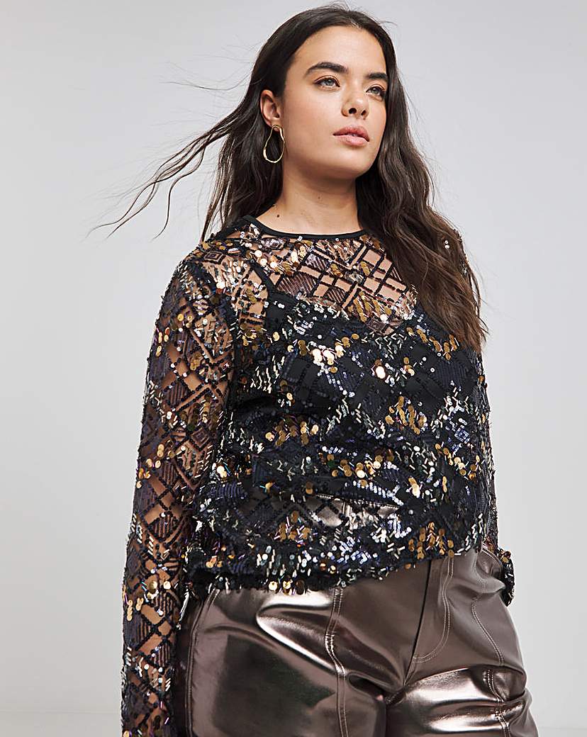 Joanna Hope Beaded Top