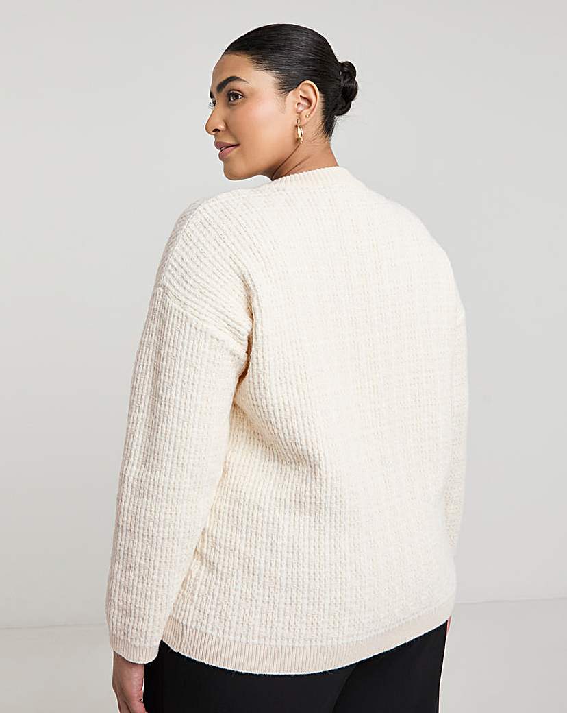 Joanna Hope Boucle Knit Cardigan