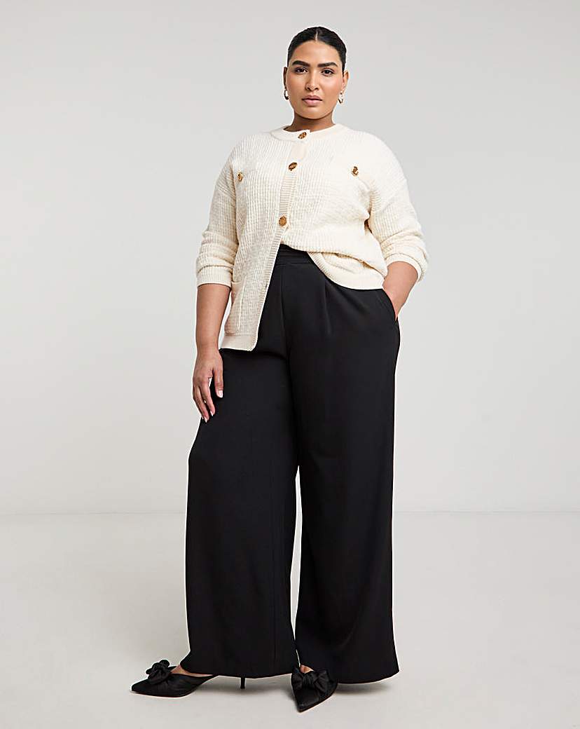 Joanna Hope Boucle Knit Cardigan
