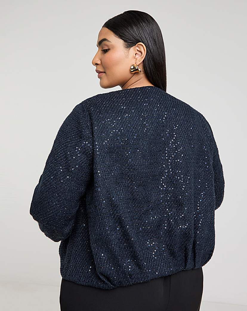 Joanna Hope Boucle Bomber Jacket