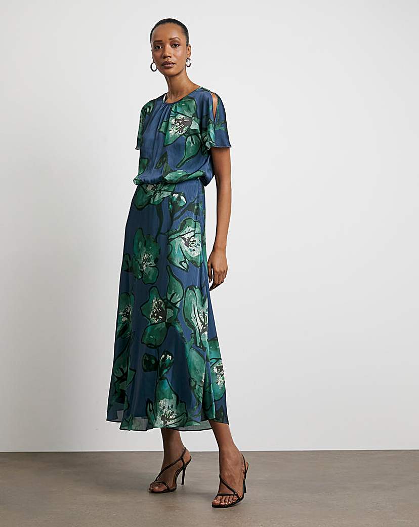 Joanna Hope Split Sleeve Maxi Dress