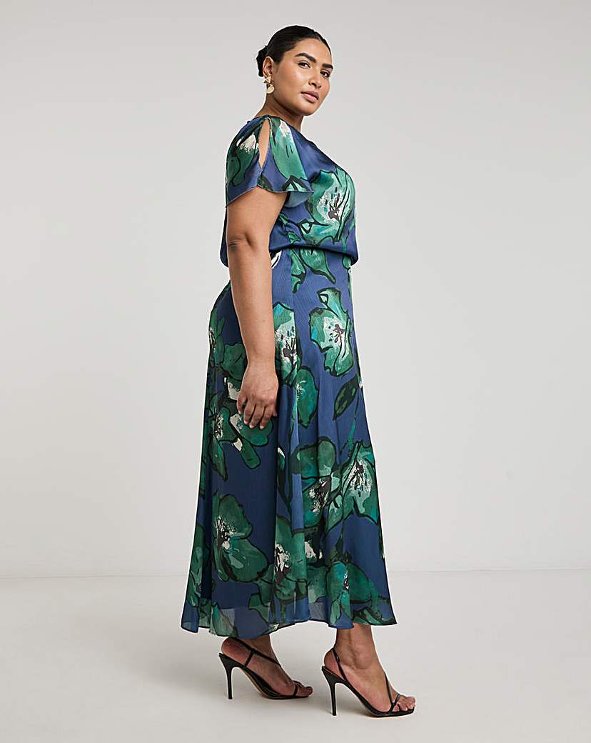 Joanna Hope Split Sleeve Maxi Dress