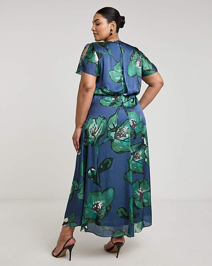 Joanna Hope Split Sleeve Maxi Dress