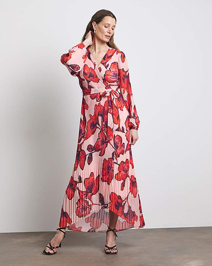 New In - Joanna Hope Pleated Wrap Dress