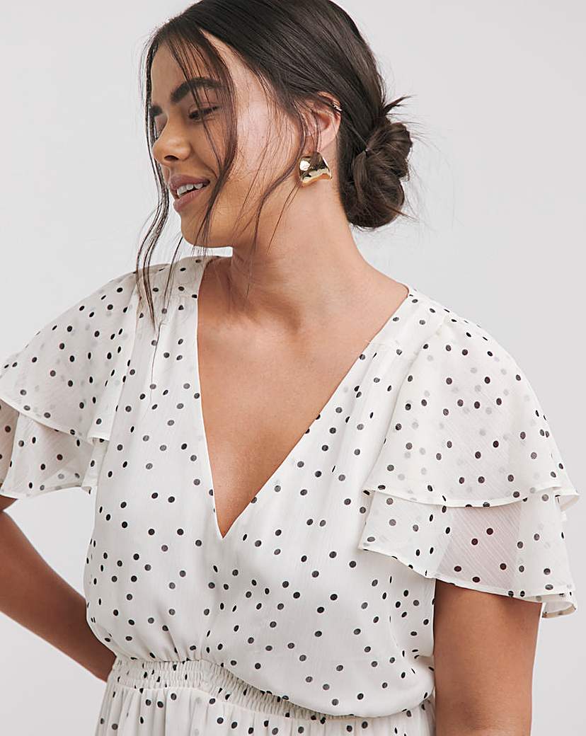 Joanna Hope Maxi Ruffle Dress