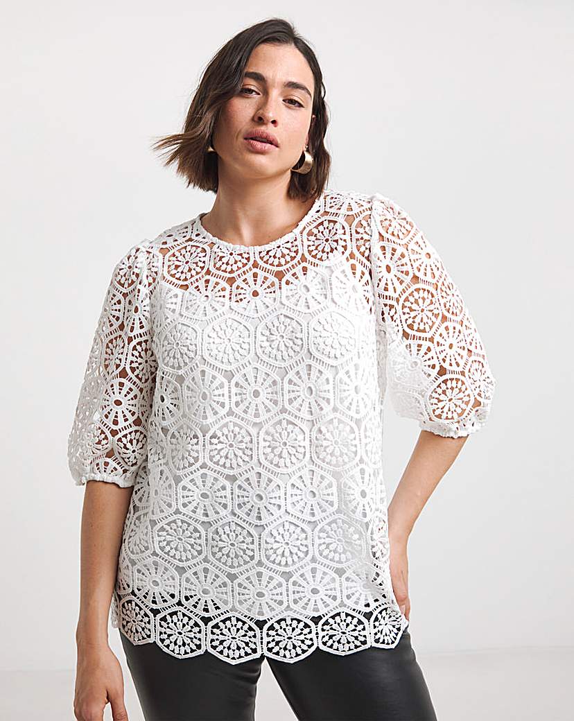 Joanna Hope Crochet Blouse