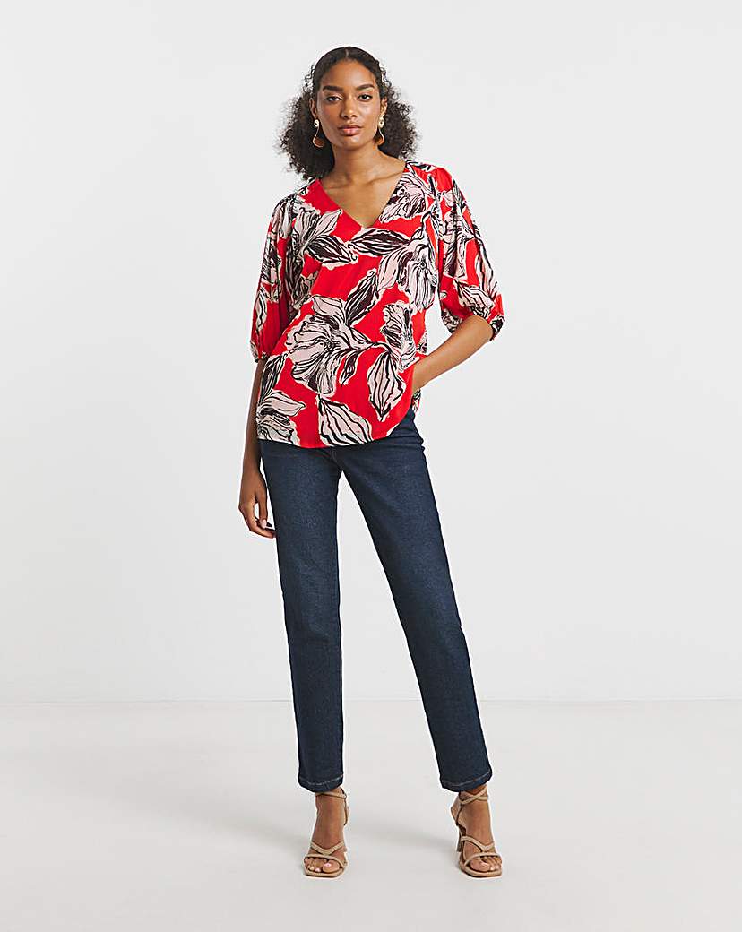 Joanna Hope Puff Sleeve Top