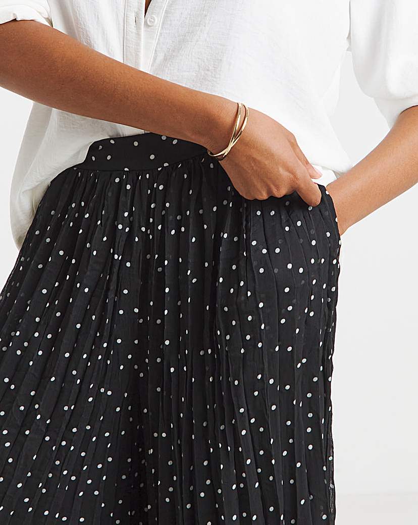 Joanna Hope Crinkle Wide Leg Trousers
