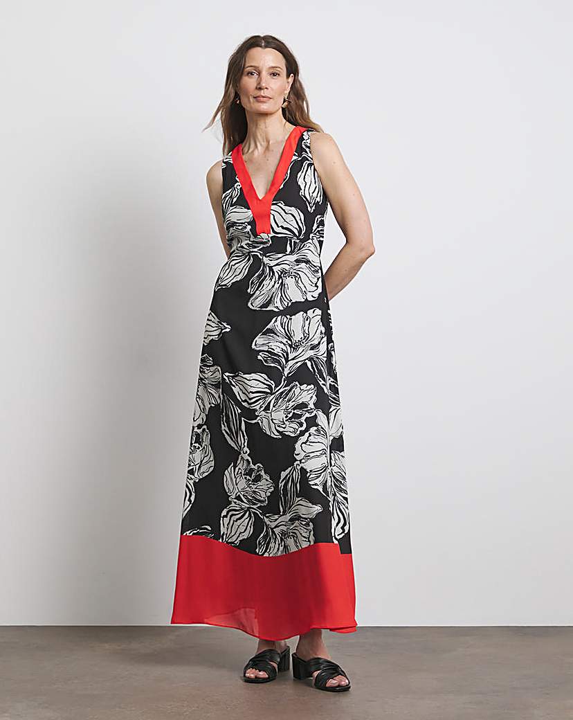 Joanna Hope Border Print Dress