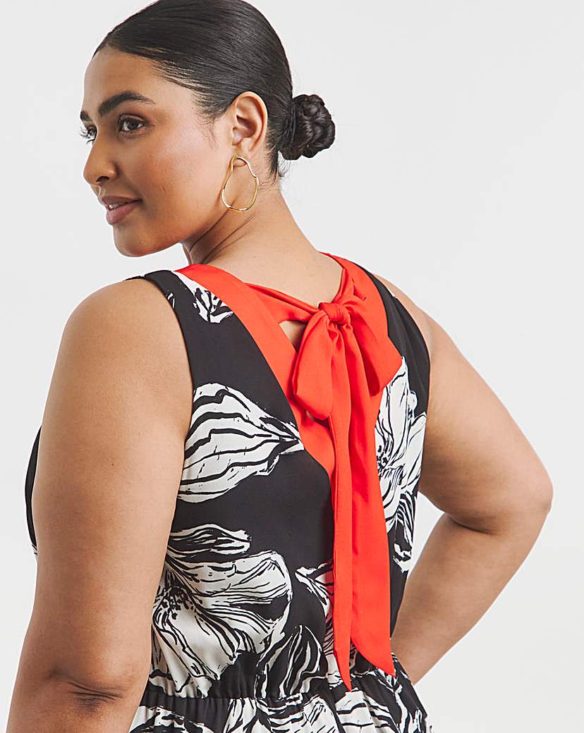 Joanna Hope Border Print Dress