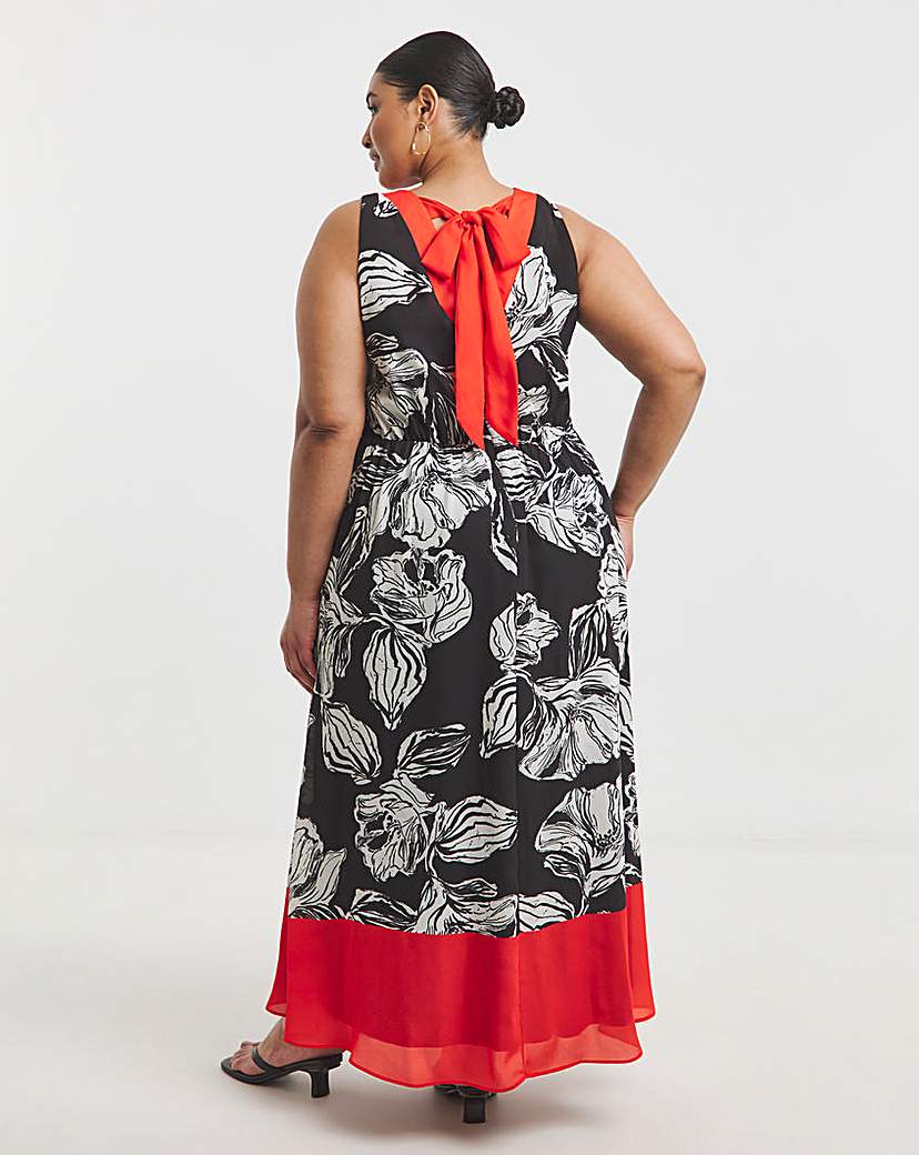 Joanna Hope Border Print Dress