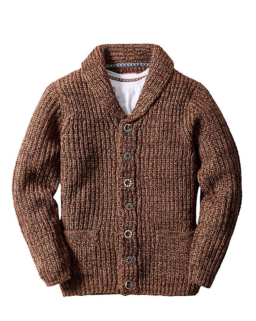 Joe Browns Anchor Cardigan - Chocolate
