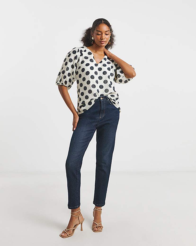 Joanna Hope Puff Sleeve Top