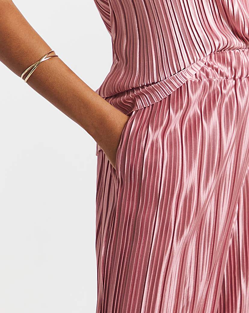 Joanna Hope Plisse Wide Leg Trousers