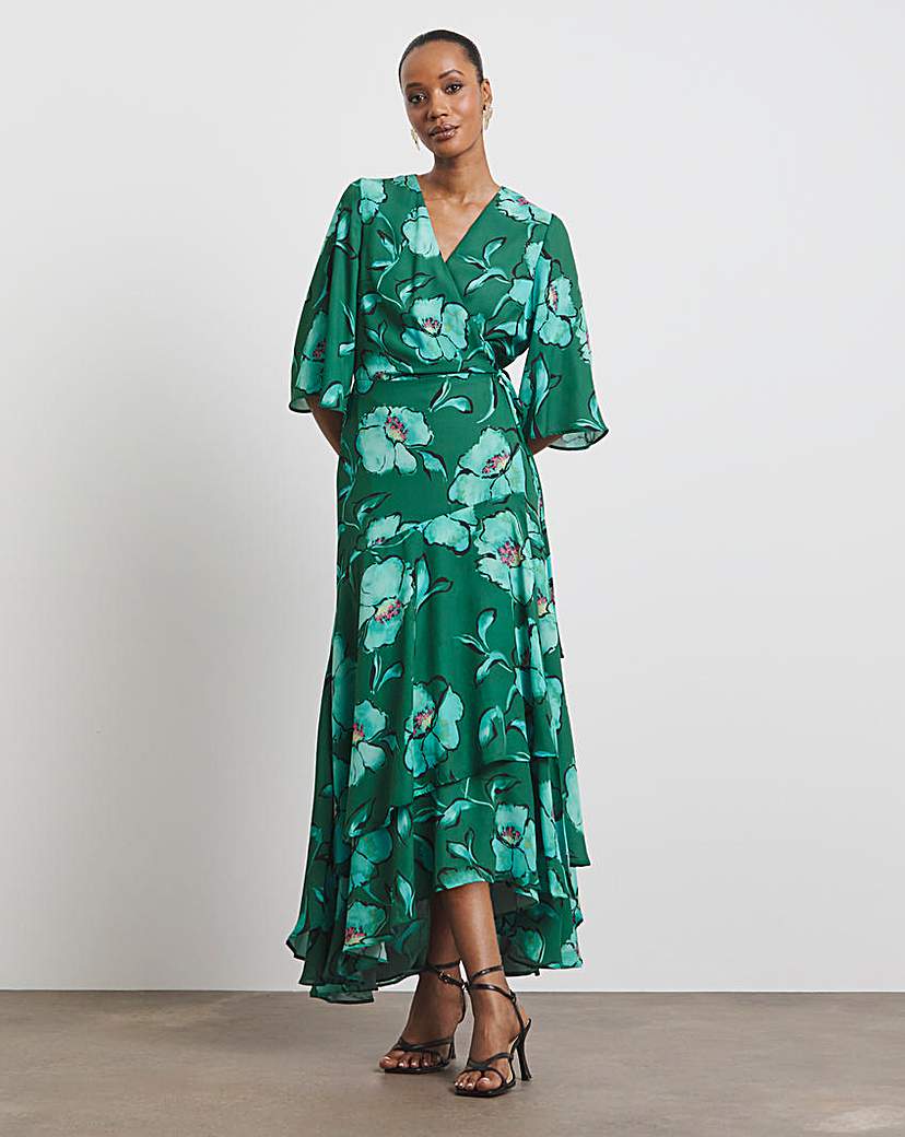 Joanna Hope Printed Wrap Dress