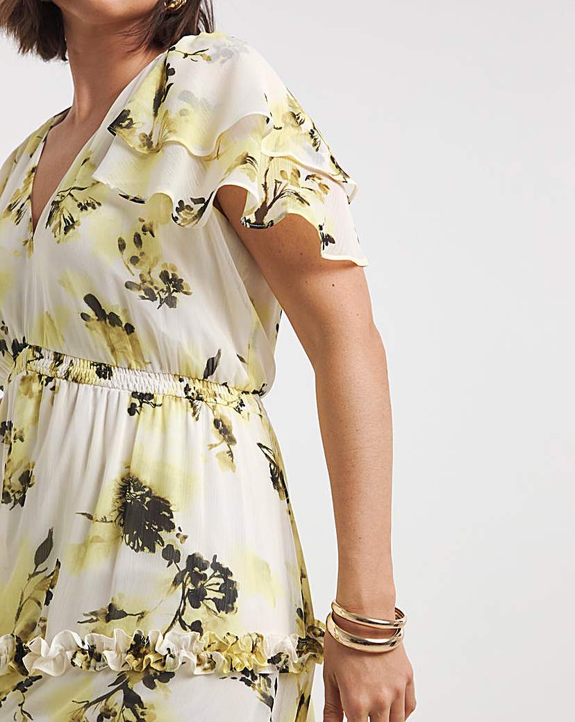 Joanna Hope Ruffle Maxi Dress