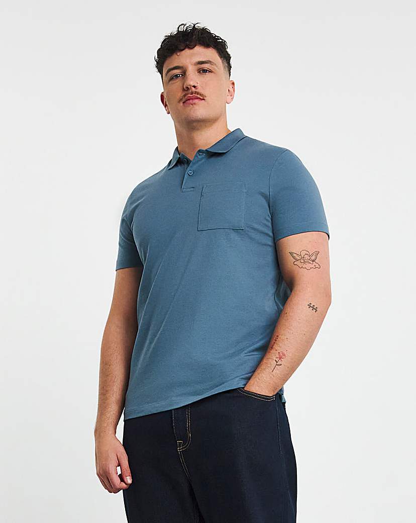 Jersey Pocket Polo Long